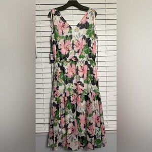 NWT  Size 12 Tommy Hilfiger gorgeous floral print dress. “measurements posted”